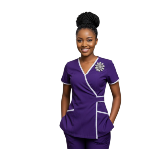 WRAP-SIDE SCRUB TOP