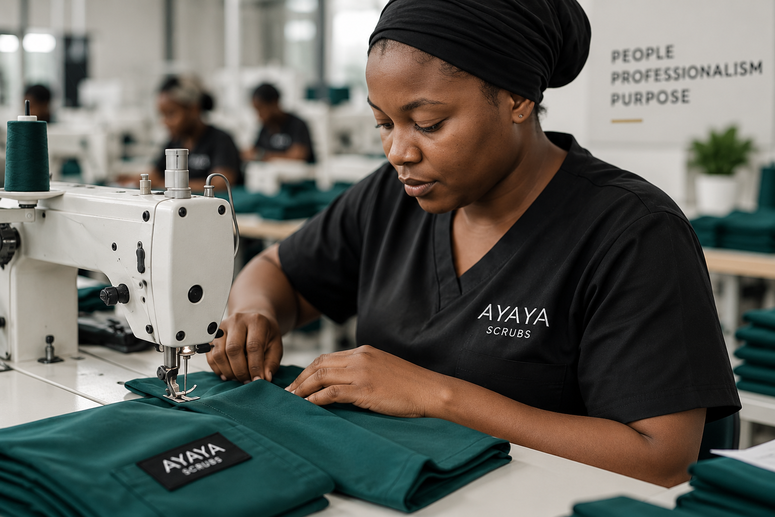 Ayaya Scrubs South African manufacturing