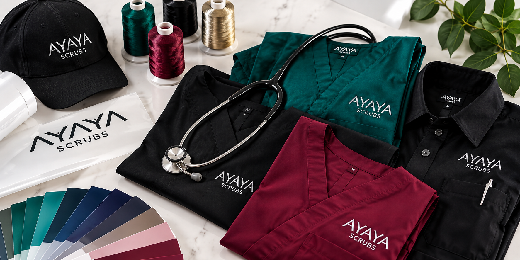 Ayaya Scrubs custom branded workwear